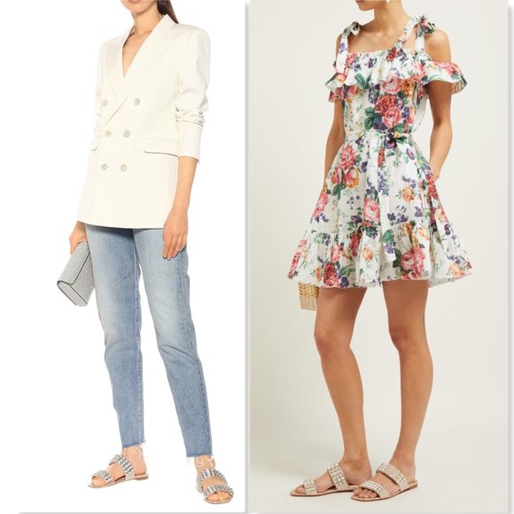 CHRISTIAN LOUBOUTIN Studded Flat Slide Sandals 37 - Picture 3 of 7